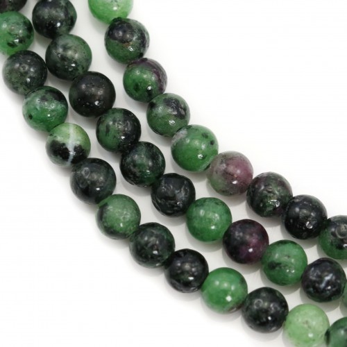 Ruby Zoisite Rond 4mm X 39cm