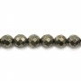 Pyrite Faceted Round 8mm x 40cm 