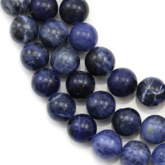 Sodalite round beads 10mm x 40cm