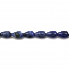 Sodalite in the shape of drop, 5*8mm x 4pcs