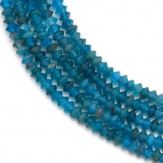 Apatite, faceted abacus roundel 2x3mm x 39cm