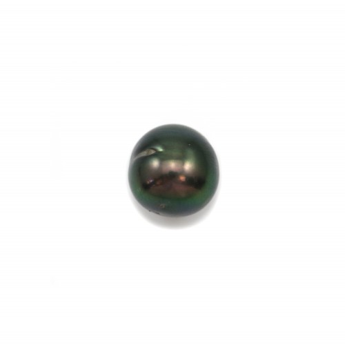 Perla cultivada de Tahití, redonda, 8,5-9mm, D x 1pc