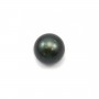 Perle de culture de Tahiti, ronde, 12-13mm, D x 1pc