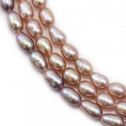 Freshwater cultured Pearl ovale 3-4mm x 40cm