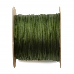 Dark khaki green thread polyester 0.5mm x 180 m