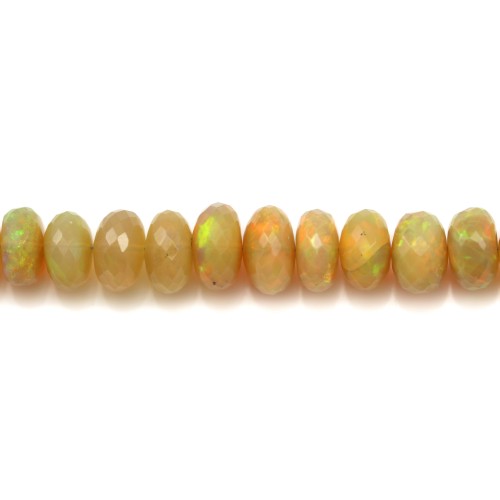 Opale etiope sfaccettato sfumato 5-9 mm x 40 cm