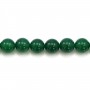 Green Agate round 10mm x 4 pcs