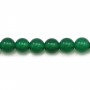 Green Agate round 6mm x 10pcs