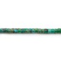 Turquoise, en forme de rondelle, 2x3mm x 39cm