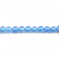 Ágata tono azul 3mm x 20pcs