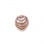 Perle de culture d'eau douce sculptée, 12-13mm x 1pc