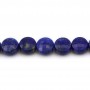 lapis lazuli rond plat facette 6mm x 39cm