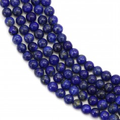 Lapis lazuli of round shape, 3mm x 39cm