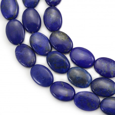Lapis lazuli ovale 13x18mm x 40cm