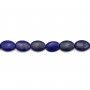 Lapis lazuli oval 13x18mm x 2pcs 