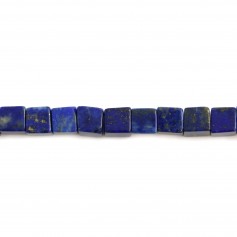 Lapis-Lazuli in Würfelform, Größe 6.5mm x 2 Stk