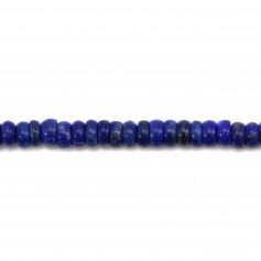 Lapis lazuli rondelle 4mm x 10 pcs