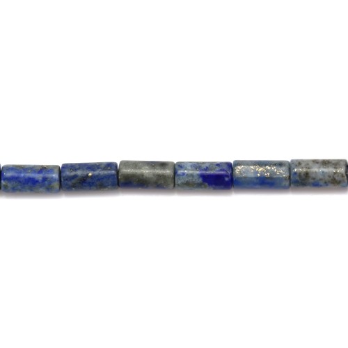 Lapis-Lazuli Tube 4x10mm x 40cm