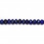 Lapis lazuli rondelle facette 2.5x4mm x 40cm