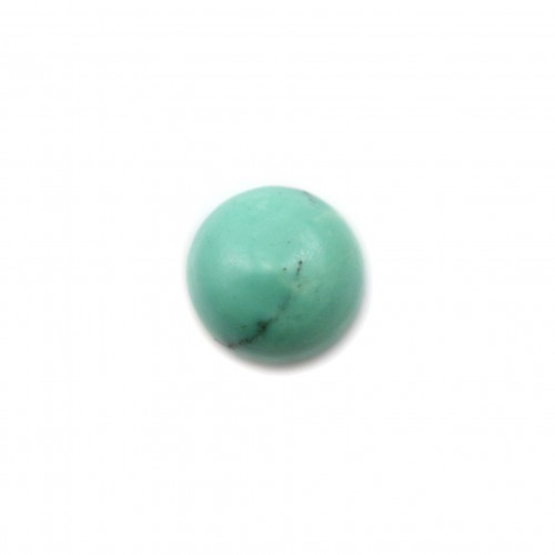 Cabochon Turquoise Ronde 4mm x 1pc