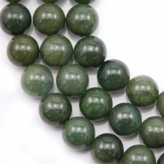 Jade nature round 13mm x 40cm