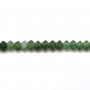 Jade nephrite rondelle boulier 1x2mm x 40cm