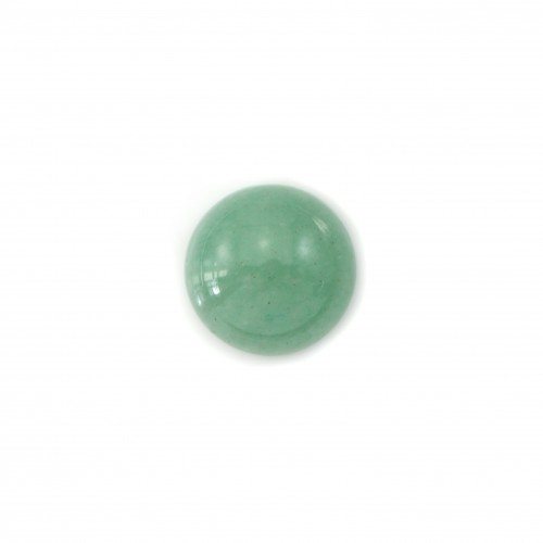 Cabochão aventurino verde, forma redonda, 14mm x 2pcs