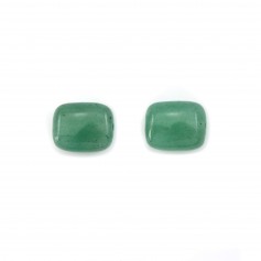 Aventurine green, in rectangular shaped, in size of 8 * 10mm x 4 pcs