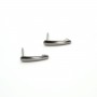 Crochet d'oreille anneau ouvert en Acier Inox 15mm x 4pcs