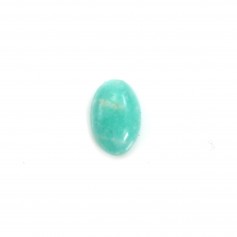 Amazonite cabochon from Peru, in oval shaped, 4x6mm x 2pcs