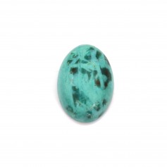 Cabochon chrysocolle forme ovale 10x14mm x 1pc