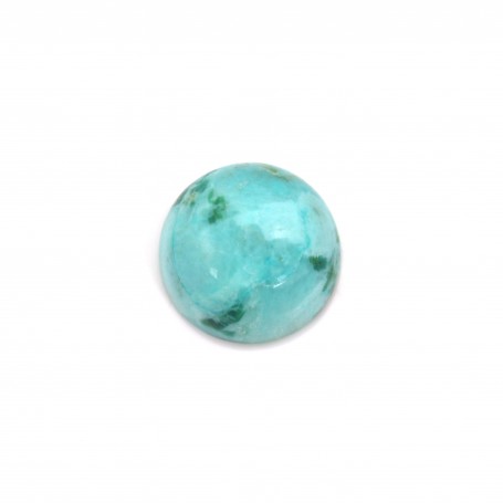 Chryscolle cabochon, in round shape 10mm x 1pc