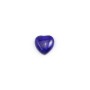 Cabochon Lapis-lazuli heart 5mm x 1pc