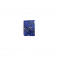 Cabujón de lapislázuli rectángulo 4.7x6.2mm x 1pc