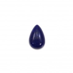 Cabochon de lapis lazuli, en forme de goutte, 6x9mm x 1pc