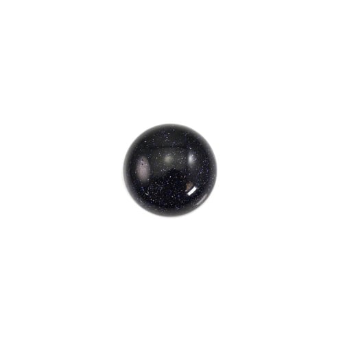 Cabochon Reconstituted Palissandro round 12mm x 1pc