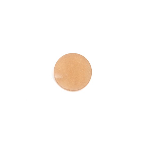 Cabochon de pierre de soleil, de forme ronde plate, 8mm x 1pc