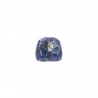 Cabochon sodalite faceted square 10mm x 1pc