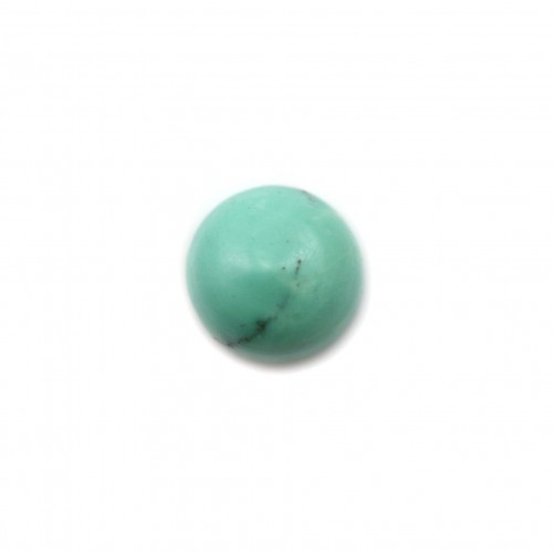 Cabochon Turquoise rond 10mm x1pc