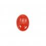 Natural Red Coral Cabochon Oval 4x6mm x 1pc