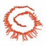 Tubo barocco in corallo rosso naturale x 50 cm