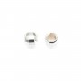 Facettierte runde Perlen aus 925er Silber 3mm x 20Stk