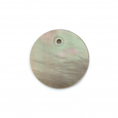 Sequin Mother-of-pearl round flat 8mm x 2pcs