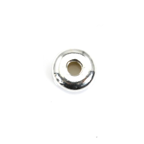 Round beads silver 925 2x4mm x 5pcs