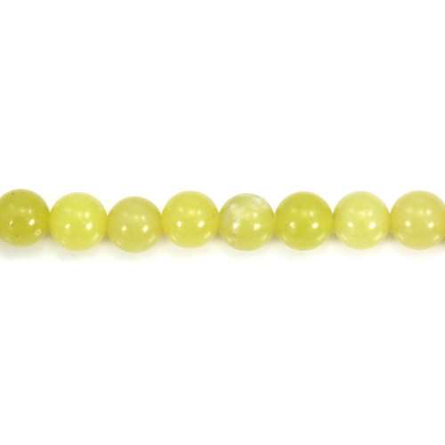 Jade limão redondo 8mm x 38cm