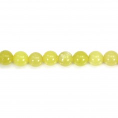 Jade limão redondo 8mm x 38cm