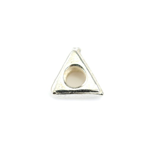 Pérola Intercalar lamela triangular 3mm Prata 925 x 10pcs