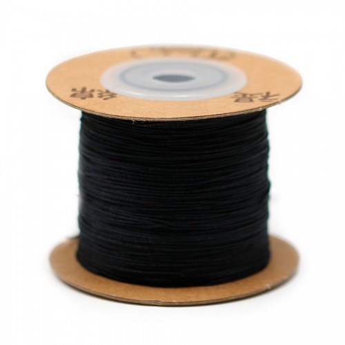 black Thread polyester 0.5mm x 5 m