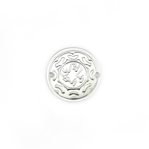 Spacer Medal decorated 12mm Silver 925 x 1pc