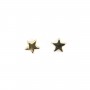 Intercalary star stuck by "flash" Gold on brass 3x6mm x 10pcs